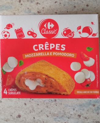 Crepes pomodoro e mozzarella 