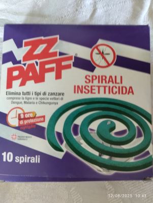 10 Zampirone Spirale insetticida per eliminare le zanzare 