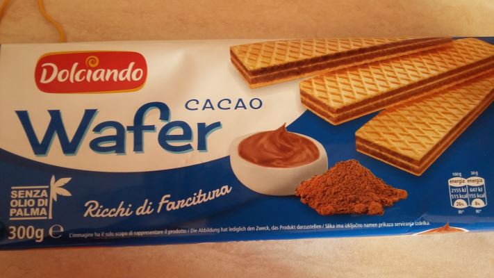 Wafer al cacao