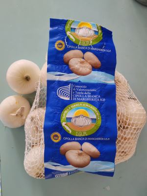 CIPOLLA BIANCA DI MARGHERITA I. G. P. 