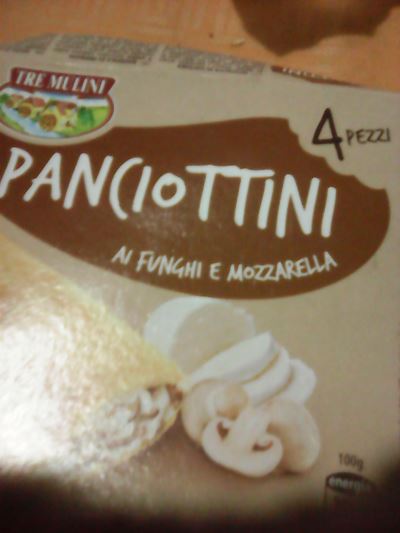 Tre mulini panciottini ai funghi e mozzarella