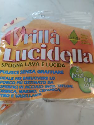 Spugna lava e lucida