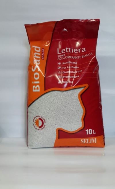 Lettiera super agglomerante bianca profumata 
