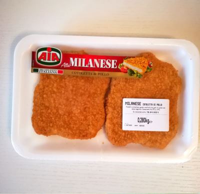 Alla Milanese Cotoletta di pollo 