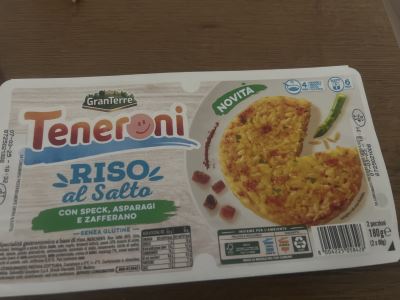 Teneroni riso al salto 