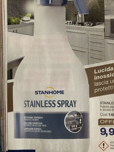 Stainless spray 