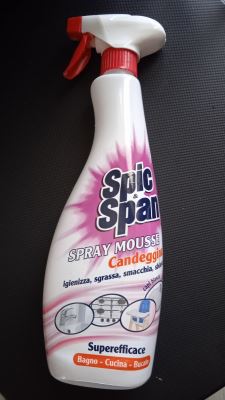 Spray mousse candeggina