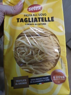 Tagliatelle all'uovo trafilate al bronzo