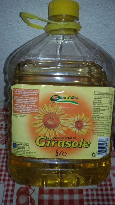 Olio di semi di girasole 5 litri