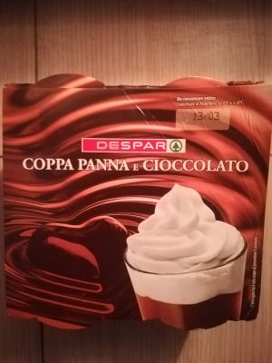 Coppa panna e cioccolato