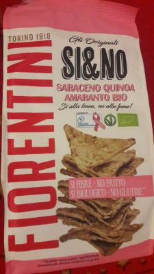 Sì&No Gli originali Snack di grano saraceno, Quinoa, amaranto bio