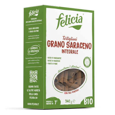 Tortiglioni di grano saraceno integrale