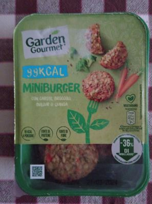 Mini Burger veggie 