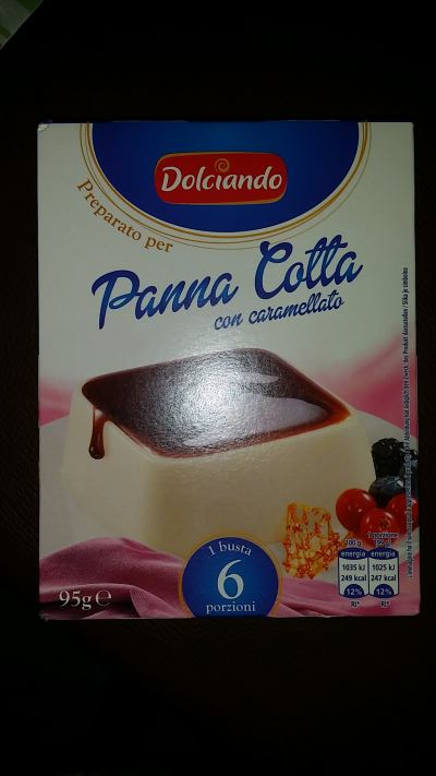 Panna cotta con caramello