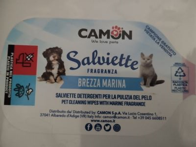 Salviette per cani fragranza brezza marina