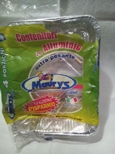contenitori in alluminio