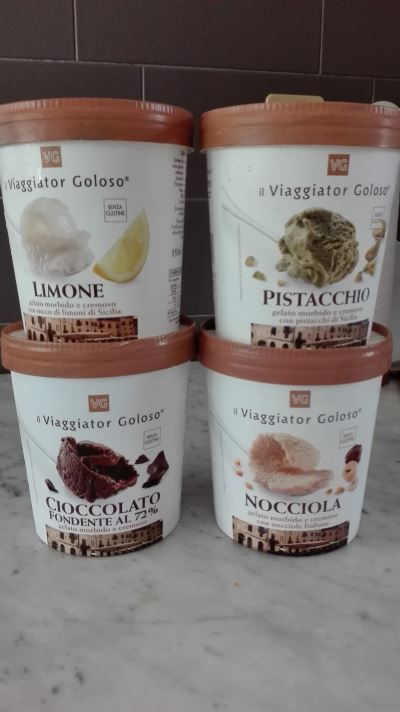 Gelati gusti vari