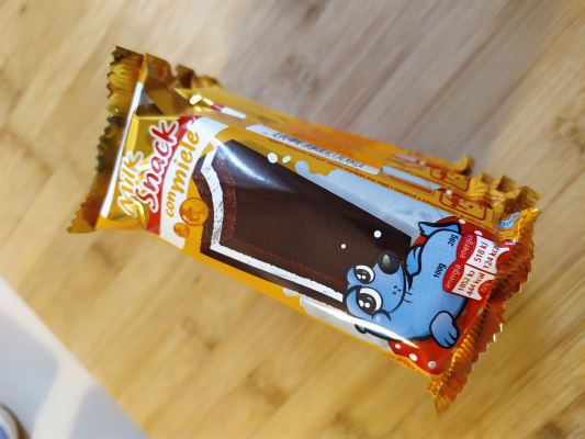 Milk snack con miele