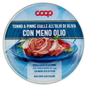 Tonno pinne gialle con meno olio