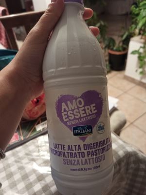 LATTE ALTA DIGERIBILITA' MICROFILTRATO PASTORIZZATO SENZA LATTOSIO 