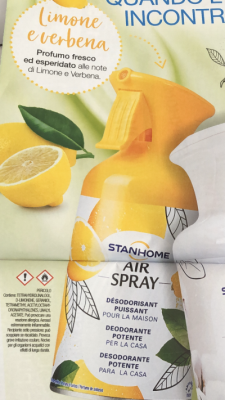 Air spray limone e verbena