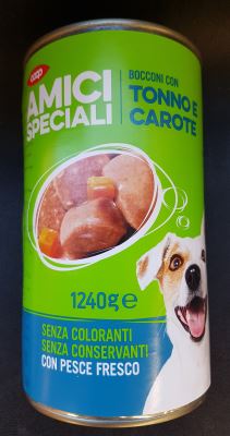 Bocconi per cani Tonno e Carote 