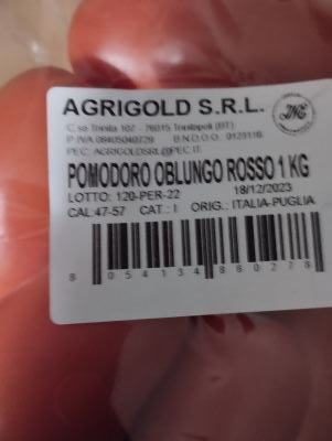 Pomodoro oblungo rosso