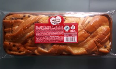 Treccia con gocce di cioccolato 