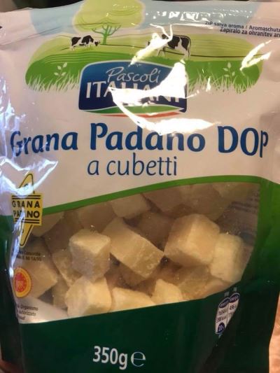 Grana padano dop a cubetti