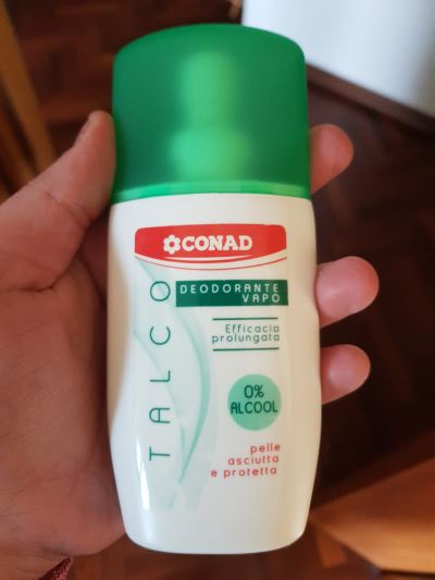 Deodorante talco spray conad 