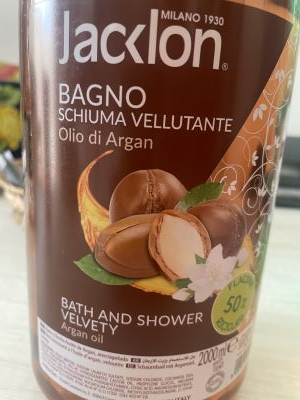 Bagno schiuma vellutante Olio di Argan