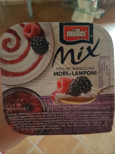 Mix more e lamponi