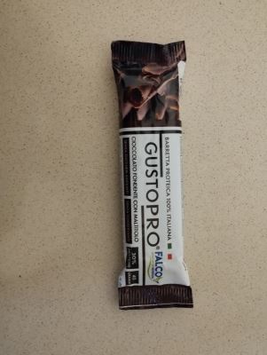 Barretta proteica - cioccolato fondente con maltitolo