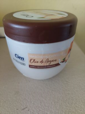 Maschera per capelli all'olio di argan