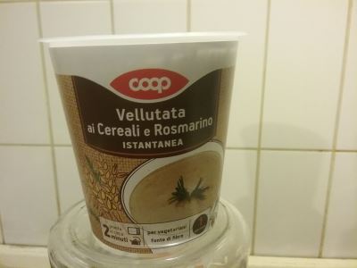 Vellutata di cereali e rosmarino