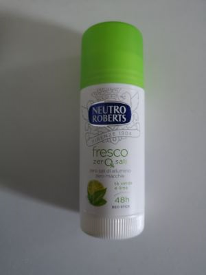 Deodorante stick  FRESCO 0 sali tè verde e lime