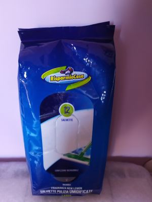 Salviette Pulizia Umidificate - Lemon