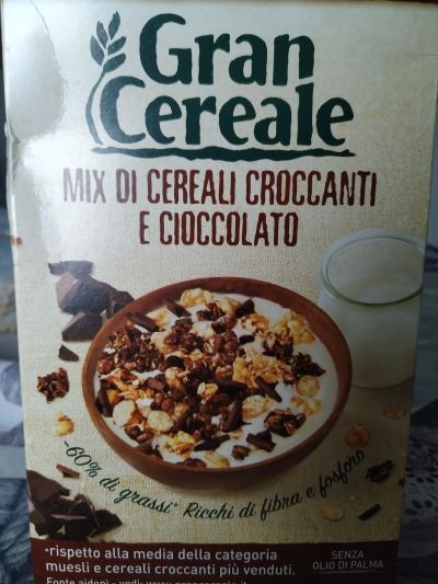 Gran Cereale mix di cereali croccanti e cioccolato