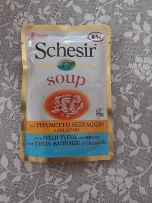 Soup con tonnetto selvaggio e calamari 