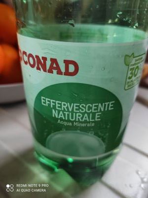 Acqua effervescente naturale