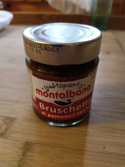 Bruschetta ai pomodori secchi
