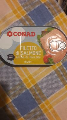 Filetto di salmone all'olio di oliva 