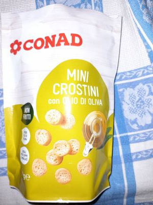 Mini crostini con olio di oliva