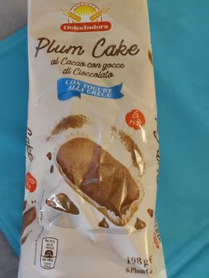 Plum cake al cacao