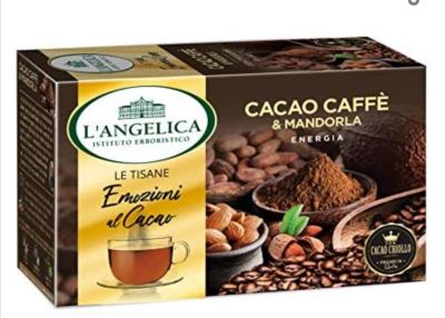 infuso emozioni al cacao - cacao,  caffè e mandorla 