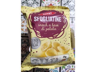 Sfogliatine snack a base di patate