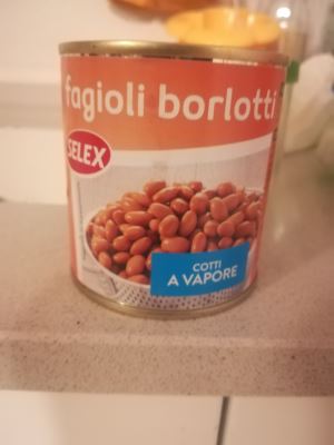 Fagioli borlotti cotti a vapore