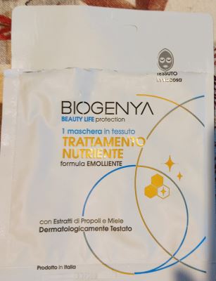 Maschera viso Biogenya Nutriente