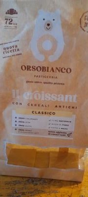 Il croissant Orso Bianco pasticceria 