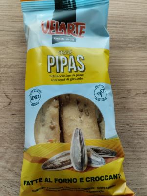 Snack Pipas /Schiacciatine di pane con semi di girasole